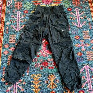 Black JoyLab High-Rise Cargo Joggers.